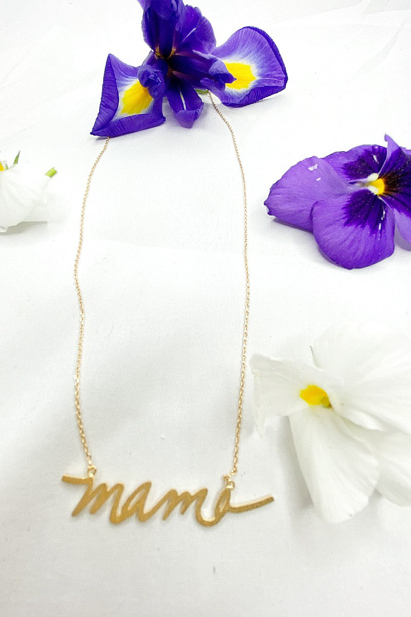 gold mama chain necklaces