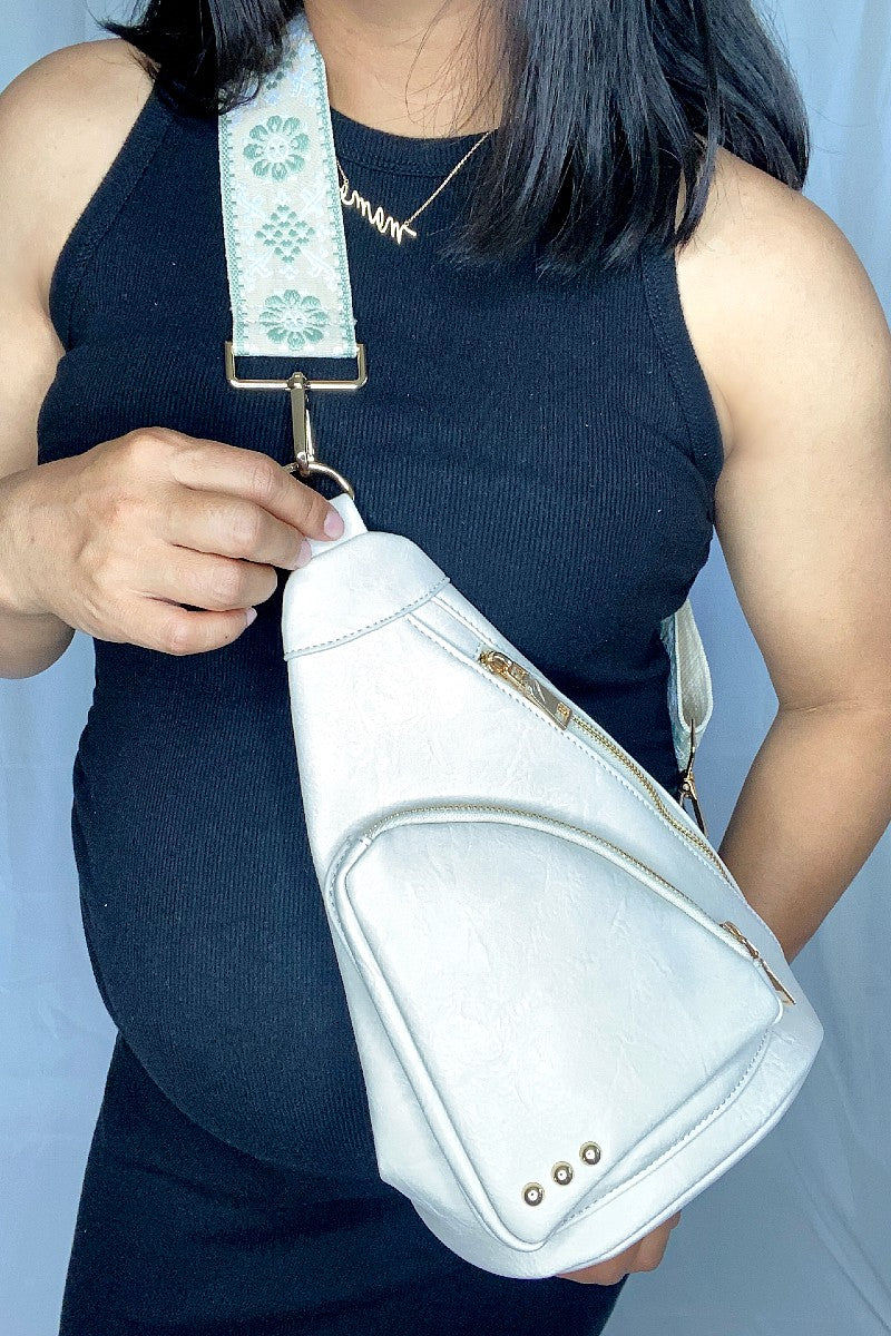 leather crossbody bag for women