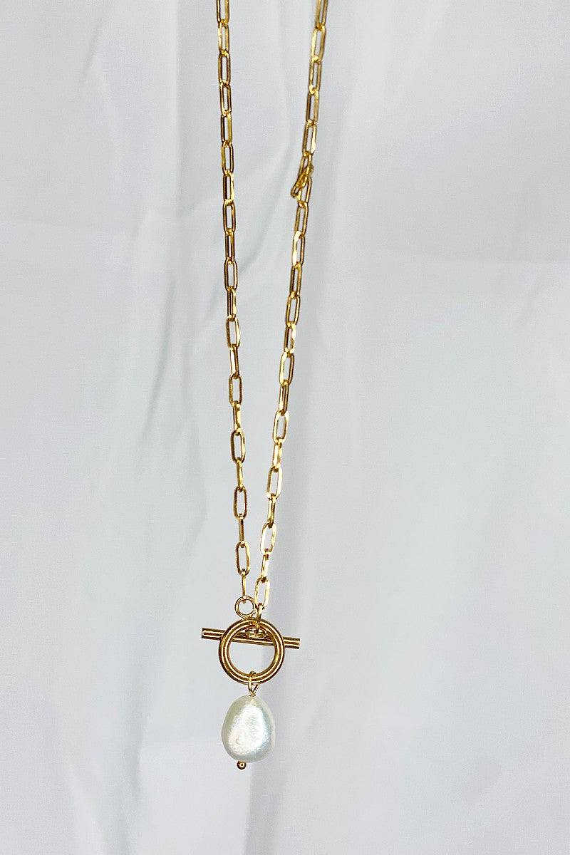 pearl chain necklace for ladies 